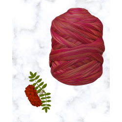 Wełna czesankowa BURGUNDOWA ELEGANCJA (Nr 147)